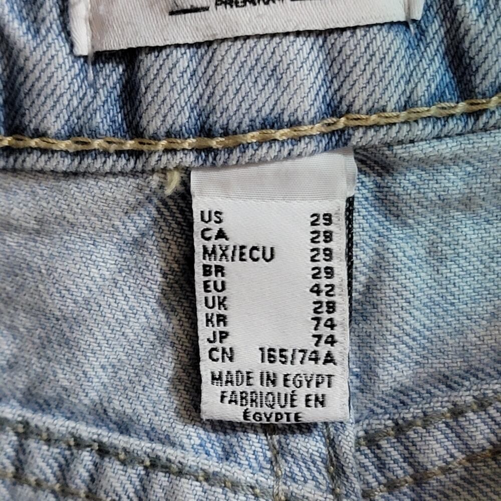 Forever 21 Wide Leg Jeans Blue Size 29 Boho - Picture 7 of 8